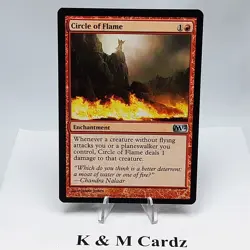 MTG - M12 - Circle of Flame - #127 - Lightly Played - Image 1