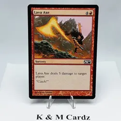 MTG - M10 - Lava Axe - #145 - Lightly Played - Image 1
