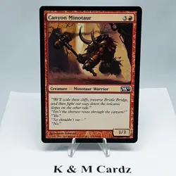 MTG - M10 - Canyon Minotaur - #130 - Lightly Played - Image 1