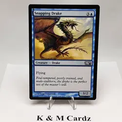 MTG - M10 - Snapping Drake - #072 - Lightly Played - Image 1