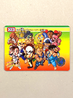 The World Warrior  - 105 - Street Fighter Bandai Vintage Card Japanese - Image 3