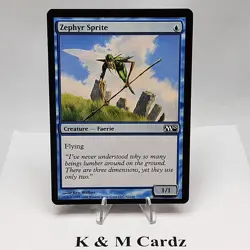 MTG - M10 - Zephyr Sprite - #082 - Lightly Played - Image 1