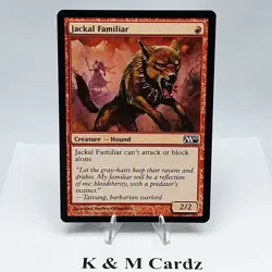 MTG - M10 - Jackal Familiar - #143 - Lightly Played - Image 1