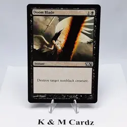 MTG - M12 - Doom Blade - #095 - Lightly Played - Image 1