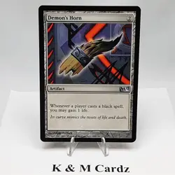 MTG - M12 - Demon's Horn - #205 - Lightly Played - Image 1