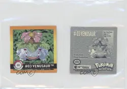 Venusaur Artbox Pokemon Stickers Series 1 #03 1999 4ib - Image 3
