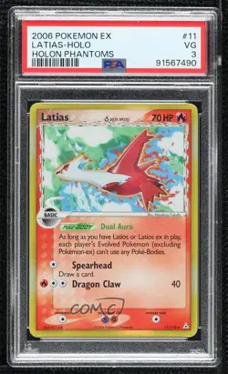 Latias Holo Pokemon EX n Phantoms PSA 3 2006 0yj1 - Image 1