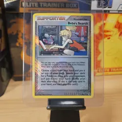 Pokemon Cards - Bebe's Search 89/111 - Pokeball Holo League Promo - Mint / NM - Image 1