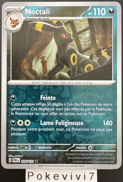 Carte Pokemon NOCTALI 059/131 REVERSE EV8.5 Evolutions Prismatiques PRE FR NEUF - Image 1