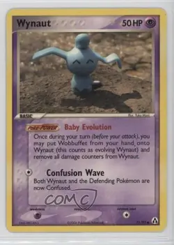 Wynaut Pokemon EX Legend Maker #71 2006 10cj - Image 1