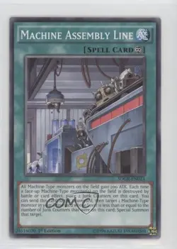 Machine Assembly Line 1st Ed. YuGiOh Geargia Rampage Structure Deck 0b3 - Image 1