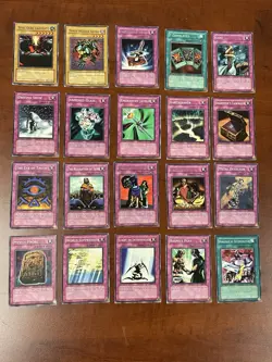 Vintage Yugioh! Pharaoh’s Servant PSV First Edition Common Card Lot x 20 LP - Image 1