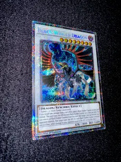 YUGIOH • BLACK-WINGED DRAGON • STARLIGHT RARE • DABL-EN100 • 1st • NM - Image 4