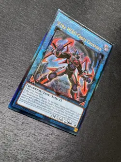 YuGiOh! Xtra HERO Cross Crusader RA04 - Error Misprint Name Shift 1st Edition NM - Image 5