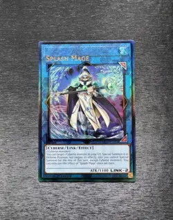 YuGiOh! Splash Mage RA04-EN080 - Error Misprint Name Shift 1st Edition Near Mint - Image 1
