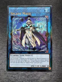 YuGiOh! Splash Mage RA04-EN080 - Error Misprint Name Shift 1st Edition Near Mint - Image 2