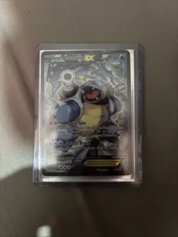 Pokemon TCG Card - Blastoise EX XY122 Black Star Promo Full Art XY Holo Rare - Image 1