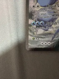 Pokemon TCG Card - Blastoise EX XY122 Black Star Promo Full Art XY Holo Rare - Image 4