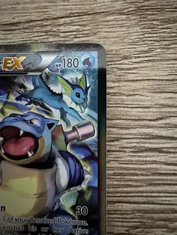 Pokemon TCG Card - Blastoise EX XY122 Black Star Promo Full Art XY Holo Rare  - Image 2
