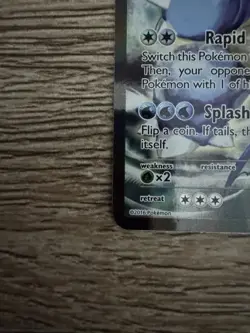 Pokemon TCG Card - Blastoise EX XY122 Black Star Promo Full Art XY Holo Rare  - Image 4