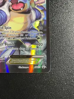Pokemon TCG Card - Blastoise EX XY122 Black Star Promo Full Art XY Holo Rare - Image 3