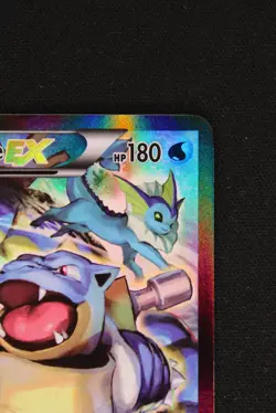 Pokemon TCG Card - Blastoise EX XY122 Black Star Promo Full Art XY Holo Rare - Image 3