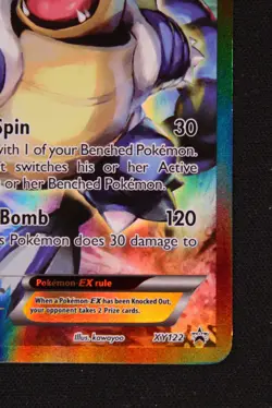 Pokemon TCG Card - Blastoise EX XY122 Black Star Promo Full Art XY Holo Rare - Image 4