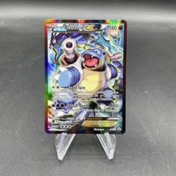 Pokemon TCG Card - Blastoise EX XY122 Black Star Promo Full Art XY Holo Rare - Image 2