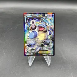Pokemon TCG Card - Blastoise EX XY122 Black Star Promo Full Art XY Holo Rare - Image 3