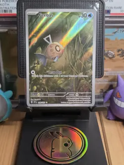 Feebas 198/191 Illustration Rare Surging Sparks Pokemon Card NM - Image 1