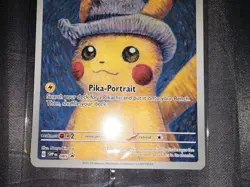 Pikachu With Grey Felt Hat 085 Promo Pokemon Van Gogh Card Sealed In Package - Image 2