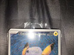 Pikachu With Grey Felt Hat 085 Promo Pokemon Van Gogh Card Sealed In Package - Image 3