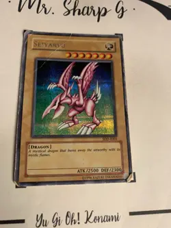 SEIYARYU - SDD-E001 ENGLISH Yu-Gi-Oh! CARD SECRET RARE HOLO KONAMI GAME 2003** - Image 4