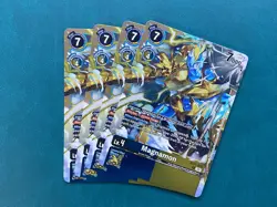 Magnamon BT21-036 Playset World Convergence Digimon Card Game x4 - Image 1