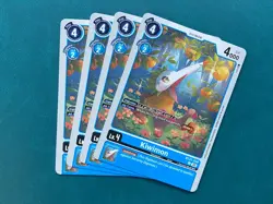 Kiwimon BT21-034 Playset World Convergence Digimon Card Game x4 - Image 1
