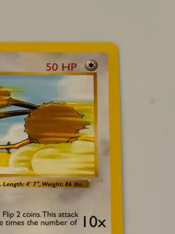 1st Edition Shadowless Doduo Pokemon Card 1999 WOTC Base Set 048/102 - Image 3