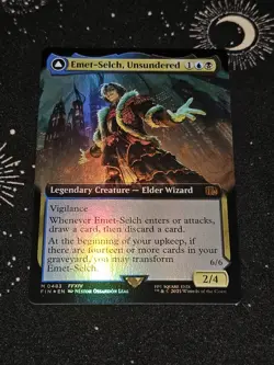 Emet-Selch, Unsundered 483, Final Fantasy, Extended Art FOIL, FIC MTG TCG - Image 1