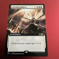 Glorious Anthem (Extended Art) - Near Mint MTG Magic 2021 Core Set - Image 2