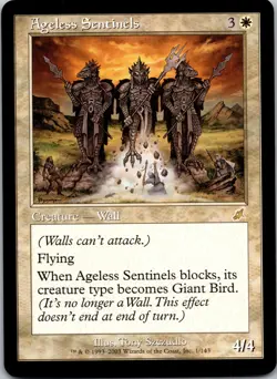 Ageless Sentinels [Scourge] Rare Magic MTG Never Played NP 2003 1/143 - Image 1
