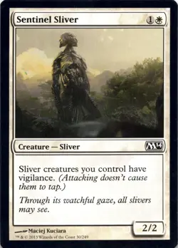 Sentinel Sliver Core Set 2014 (M14) - Magic MTG LP - Image 1