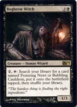 Bogbrew Witch Core Set 2014 (M14) - Magic MTG LP - Image 1
