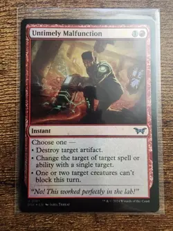 MTG [1×] Untimely Malfunction - Foil NM - Duskmourn: House of Horror - Image 1