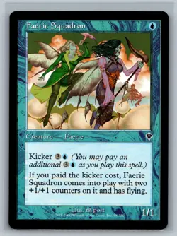Magic The Gathering Invasion 4x Faerie Squadron #58/350 MTG TCG CCG Playset - Image 1