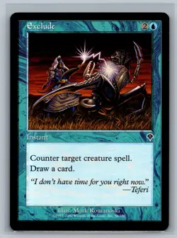 Magic The Gathering Invasion 4x Exclude #56/350 MTG TCG CCG Playset - Image 1