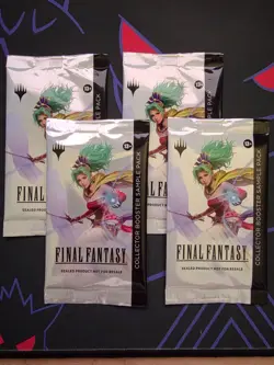 4x FINAL FANTASY - MTG - Collector Booster SAMPLE PACK Sealed - Image 1