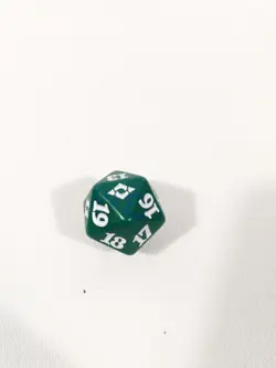 MTG d20 Spindown 20-side Life Counter die Modern Horizons Blue - Image 1