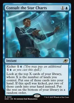 NM In Hand Consult the Star Charts EOE Ships Now Card Draw Instant MTG - Image 1