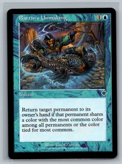 Magic The Gathering Invasion 4x Barrin's Unmaking #46/350 MTG TCG CCG Playset - Image 1