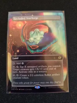 Secluded Starforge Borderless FOIL MTG EoE Nm/M *ON HAND* - Image 1