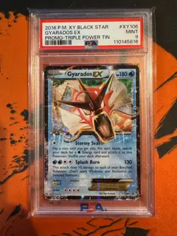 POKEMON 2016 XY Black Star Promo GYARADOS EX #XY106 PSA 9 Mint RARE - Image 1